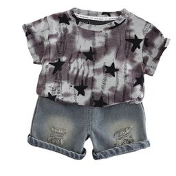 StyleCast x Revolte Boys Printed Round Neck T-shirt With Shorts-picture-12