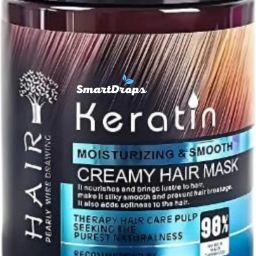 Keratin Hair Mask for Moisturizing & Smooth Hair, (Pack of 1)-15