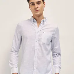 THE BEAR HOUSE Men Slim Fit Opaque Striped Casual Shirt-image-79