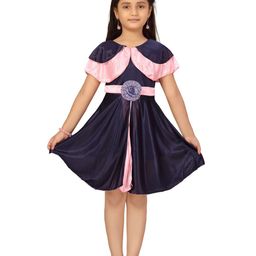 Sangria Girls Silk Frock-picture-24