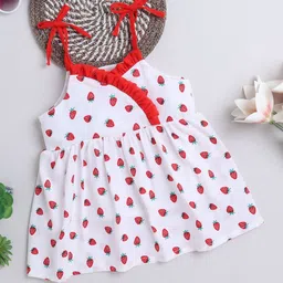 MANY FROCKS & Polka Dot Print Fit & Flare Dress-image-56