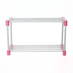 Decent Hut 2-Tier Metal Shoe Rack-72