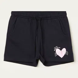 Fame Forever by Lifestyle Girl Printed Mid-Rise Denim Shorts-image-85