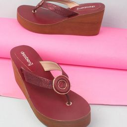 DressBerry Women Embellished Open Toe Flats-image-30