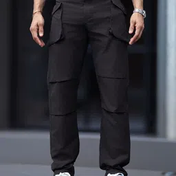 Maniac Men Solid Mid-Rise Regular Trousers-image-64