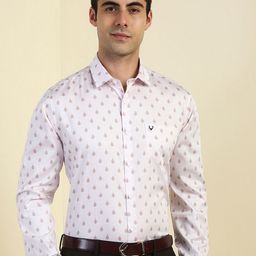 Allen Solly Slim Fit Floral Printed Spread Collar Opaque Cotton Formal Shirt-image-87