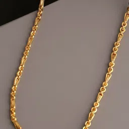 ELEGANTDREAM Gold-Plated lassic Interlocking Designer Chain-52
