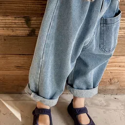 LULU & SKY Girls Low Distress Light Fade Jeans-image-40