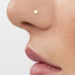 Abhooshan Gold-Plated Stud Nosepin-54