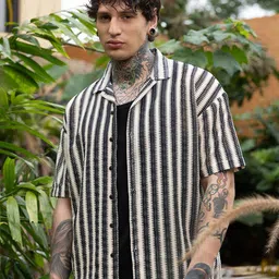 Campus Sutra Men Comfort Multi Stripes Striped Casual Shirt-picture-20