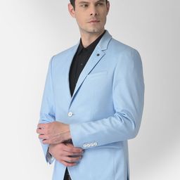 turtle Men Solid Single Breasted Casual Blazer-picture-48