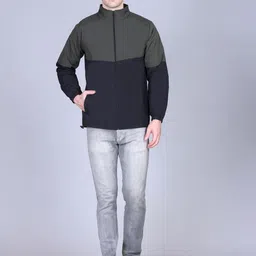 The Roadster Lifestyle Co Mock Collar Windcheater Zipper Jacket-picture-32