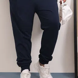 Toodle Plus Men Plus Size Cotton Joggers-13