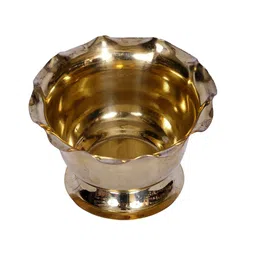 Exotic India Gold Toned Brass Chandan Pela-21