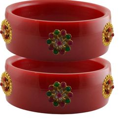 Vidhya Kangan Women Red Bangle-image-85