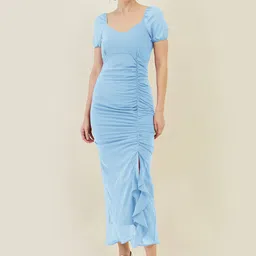 aayu Ruffled Georgette Maxi Dress-image-29