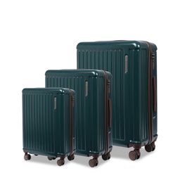 MOVE-MEANT Set Of 3 Textured Hard-Sided Trolley Bag image 3