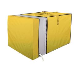 Stylista Yellow Solid Waterproof Air Conditioner Covers-picture-32