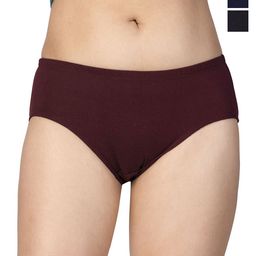 CHIC Women Pack Of 3 Pure Cotton Basic Briefs-47
