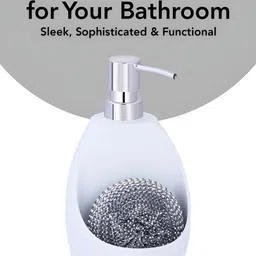 OBSESSIONS White Solid PVC Soap Dispenser image 2