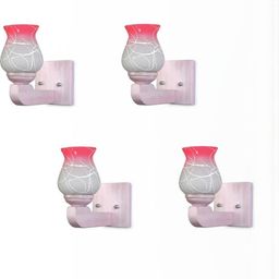 1ST TIME Pink & White 4 Pieces Printed Glass Contemporary Wall Lamps-picture-28