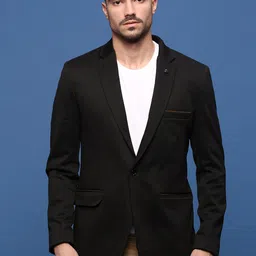 SHOWOFF Men Checked Slim Fit Casual Blazers-picture-52