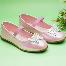 YK Girls Embellished Party Flats with Bows-picture-36