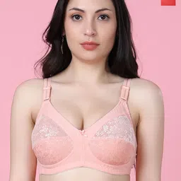 SHYAM SONS FLAIR Pack Of 2 Floral Self Design Full Coverage Minimizer Bra-picture-34