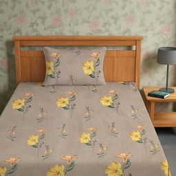 IVAZA Unisex Orange Bedsheets-image-72