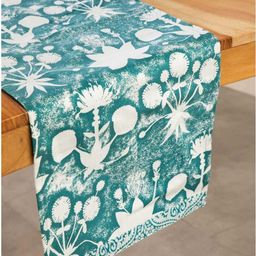FREEDOM TREE Blue Printed Cotton Table Runner-image-77