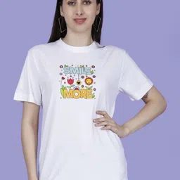 STARFOX Women Typography Printed Round Neck Cotton Oversized T-shirt-picture-25