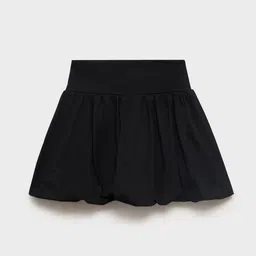 Mango Kids Girls Pure Cotton Mini Balloon Skirt-picture-34
