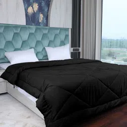 AJISH Black Mild Winter 233 GSM Single Bed Comforter-image-6