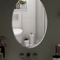 Plantex White Oval Shape Glass Mirror-picture-15