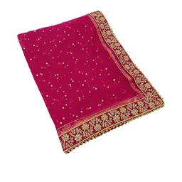 Navti Creations Women Embellished Dupatta with Embroidered Border-picture-14