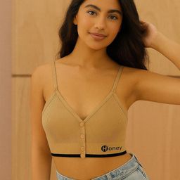 FiveFlag Women Beige Bra-19