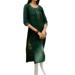 Moda Rapido Women Yoke Design Thread Work Kurta-19