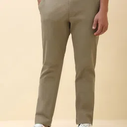 Allen Solly Men Slim Fit Mid-Rise Regular Trousers-picture-9