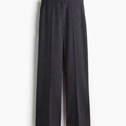 H&M Women Straight Crease-Leg High -Rise Trousers-picture-43