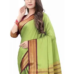SHIV FASHION Women Silk Blend Sarees-image-59