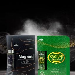 Formless Fragrance Set Of 2 Kasturi Gold & Magnet Long-Lasting Attar- 7 ml Each-28