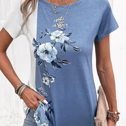StyleCast x Revolte Women Floral Printed Round Neck Top-image-72