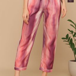 ETC Women Pack Of 2 Floral Printed Mid-Rise Lounge Pants-picture-8