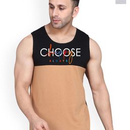 SLOWLORIS 2-Pc Printed Combed Cotton Gym Vests VSL26 CMB(CHS BLACKRUST)(CHS BLACKGREY)-image-53