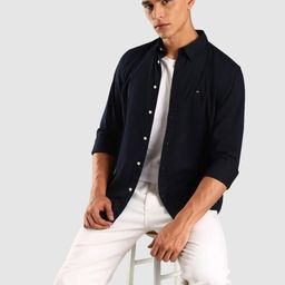 Tommy Hilfiger Cotton Slim Fit Casual Shirt-picture-5