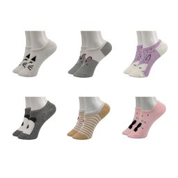 Fruvanta Pack Of 6 Patterned Ankle Length Socks-52