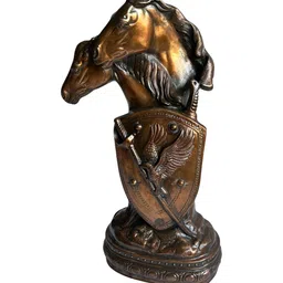Taurrus Copper-Toned Figurine Showpiece-9