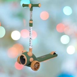 BABY SCOOTY EXTRA WIDE BRAKE, EASY TO FLOD tricycle foldable , aluminum pipe scooty for baby boys,baby girls Tricycle-image-75