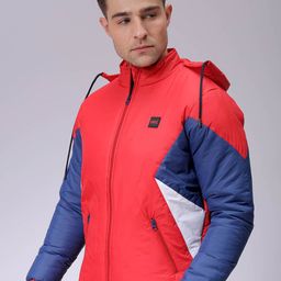 The Indian Garage Co Men Colourblocked Puffer Jacket-image-74