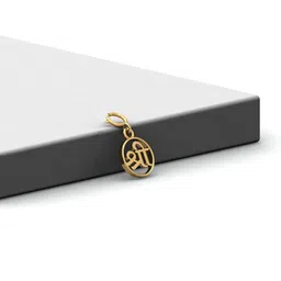 KUBERBOX 18Kt Shree Charm Pendant-10